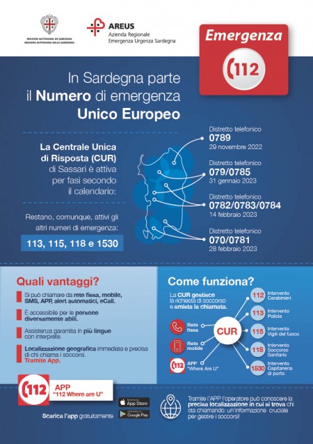 112 – Numero di emergenza Unico Europeo (NUE)