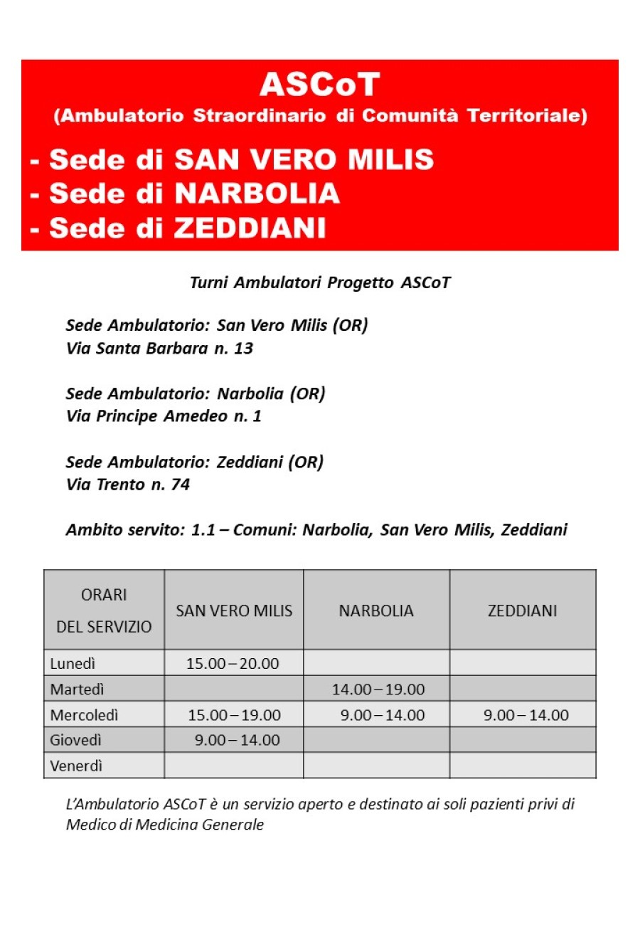 ASCOT aggiornamento orari 03.06.2023