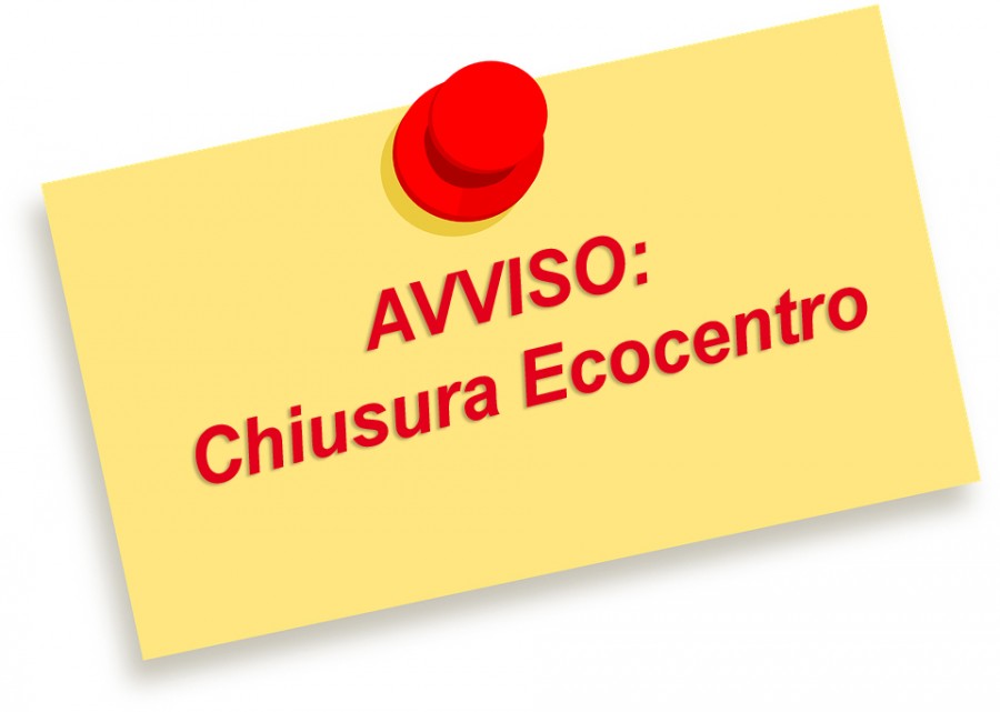 Chiusura ecocentro comunale