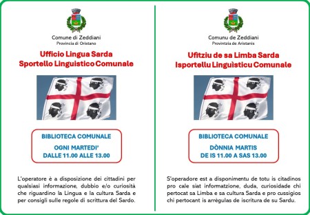 Ufficio lingua sarda – sportello linguistico comunale