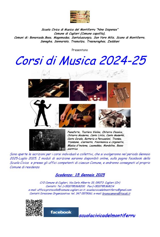 Corsi di musica 2025